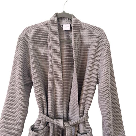 Quince Organic Turkish Waffle Robe in "Gray" Size Small - Picture 7 of 12